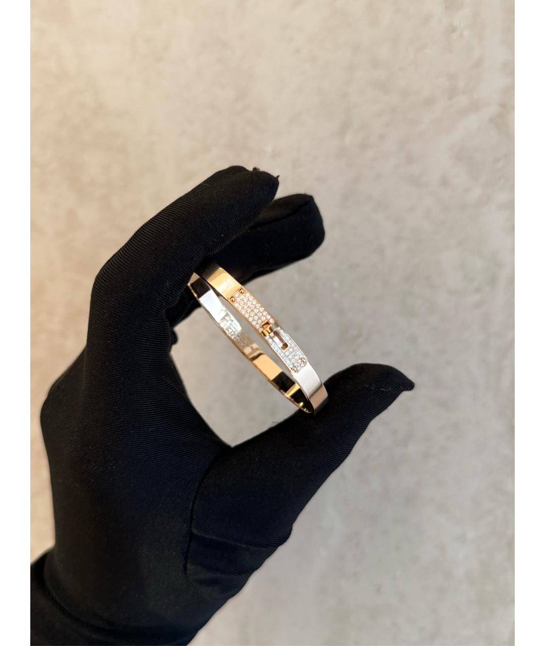 HERMES Золотой браслет из розового золота, фото 3