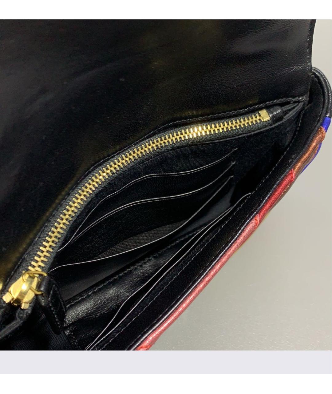SAINT LAURENT Мульти кожаная сумка через плечо, фото 4