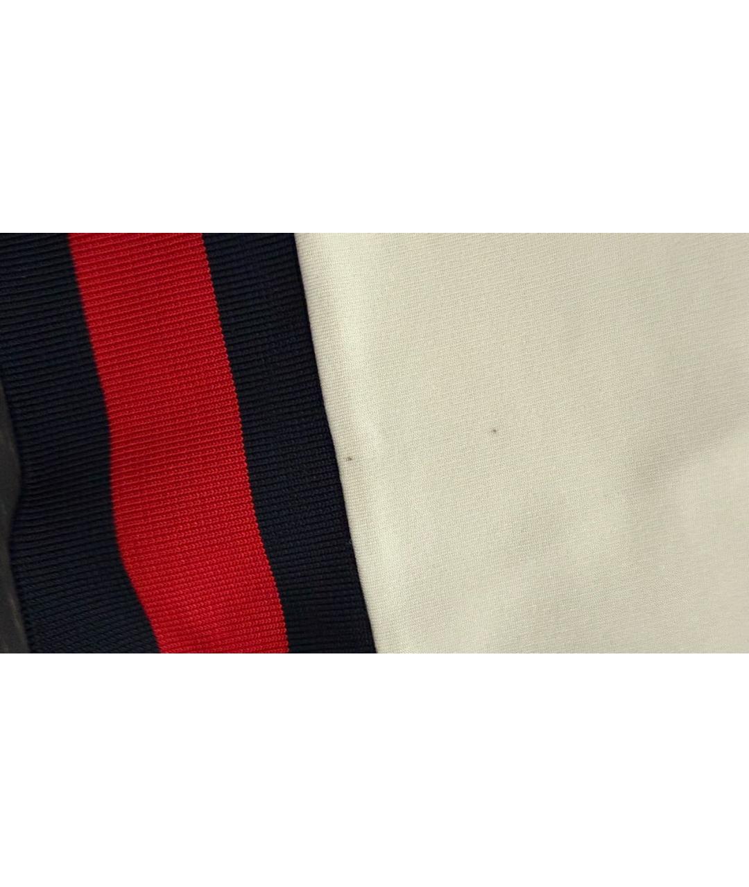 GUCCI Белое полиэстеровое повседневное платье, фото 4