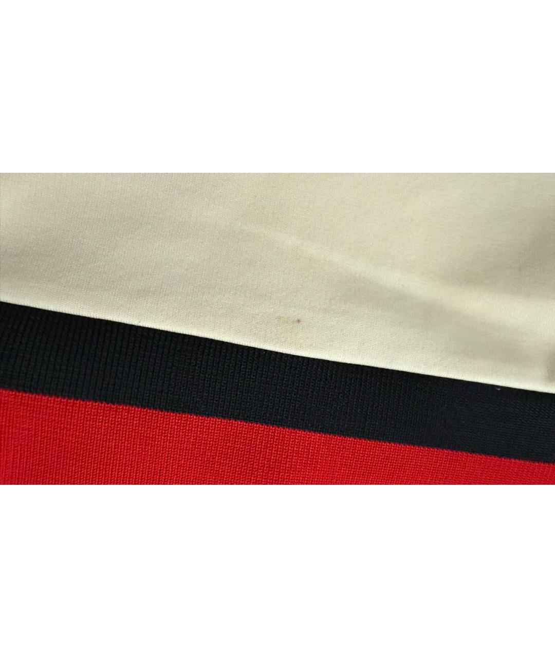 GUCCI Белое полиэстеровое повседневное платье, фото 5