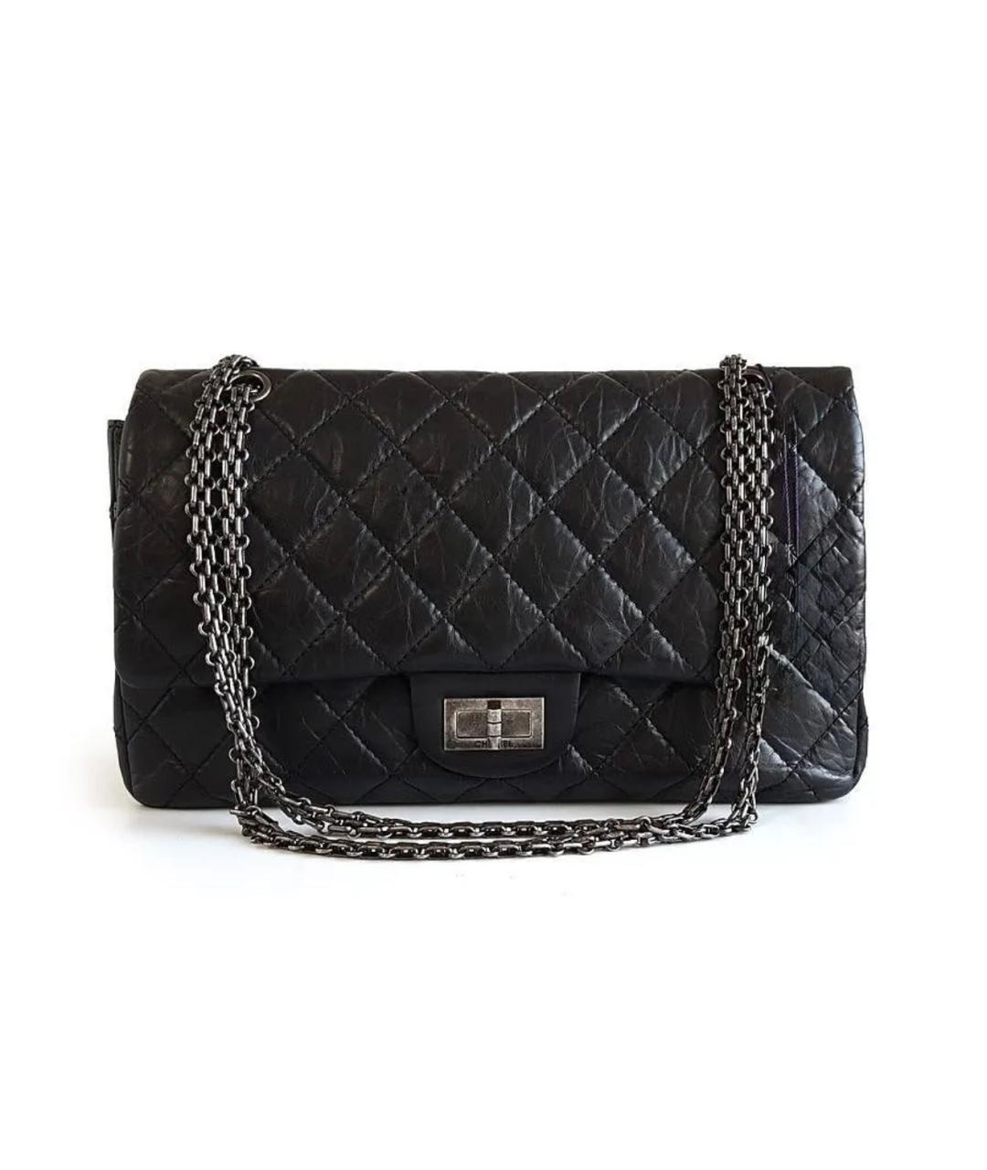 CHANEL Черная кожаная сумка через плечо, фото 8