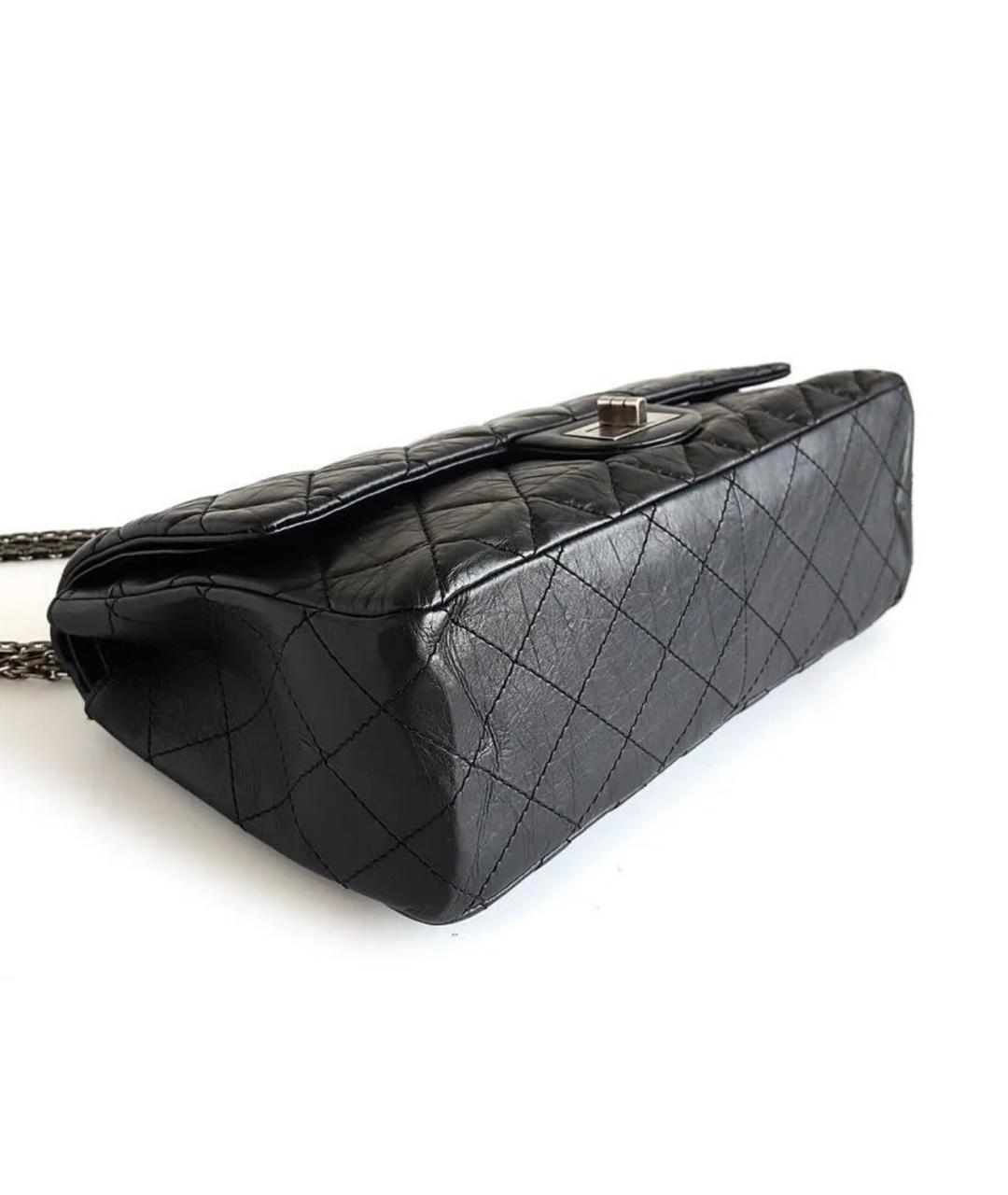 CHANEL Черная кожаная сумка через плечо, фото 6