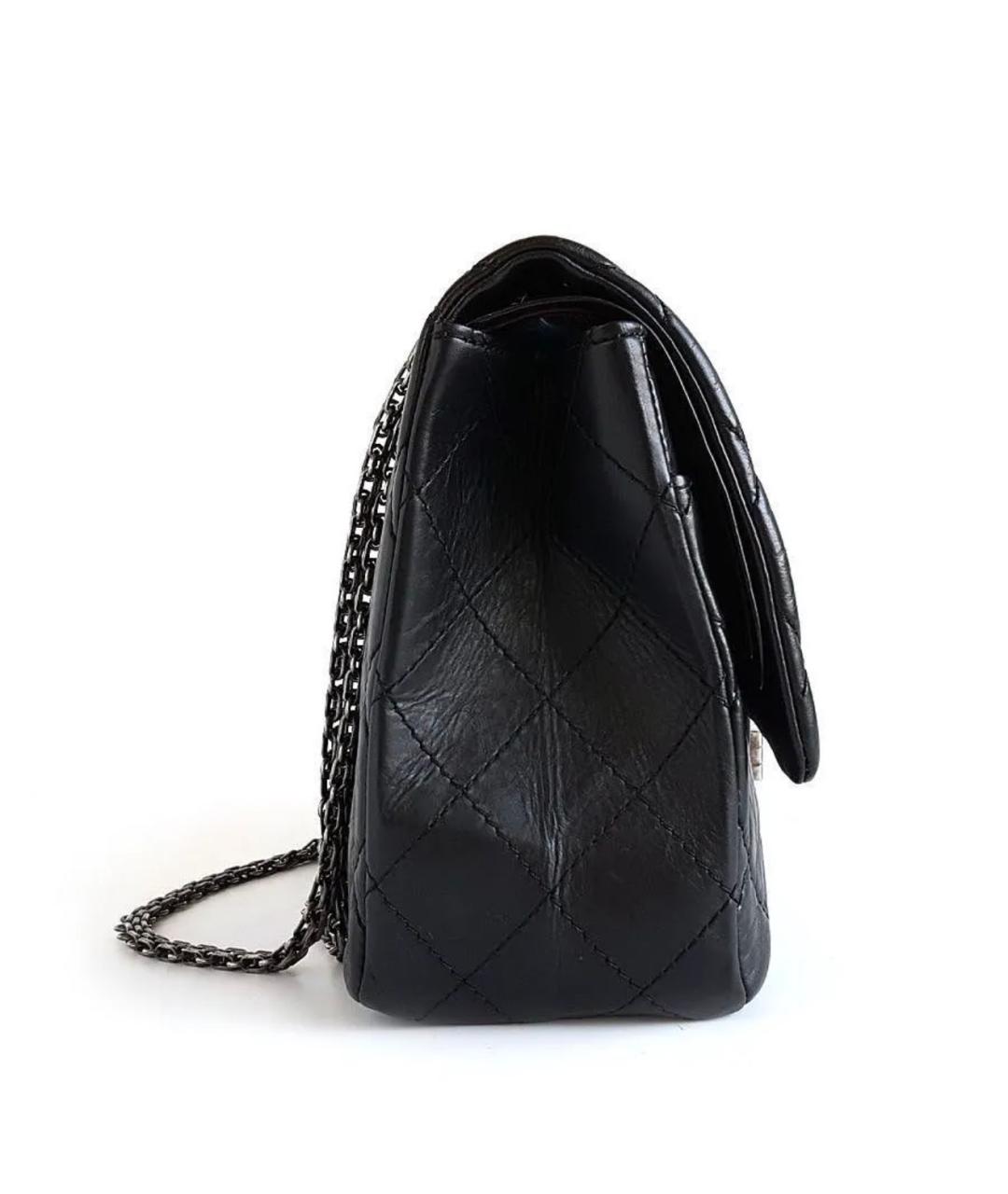 CHANEL Черная кожаная сумка через плечо, фото 3