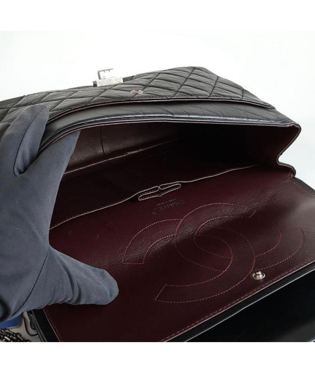 CHANEL Черная кожаная сумка через плечо, фото 5