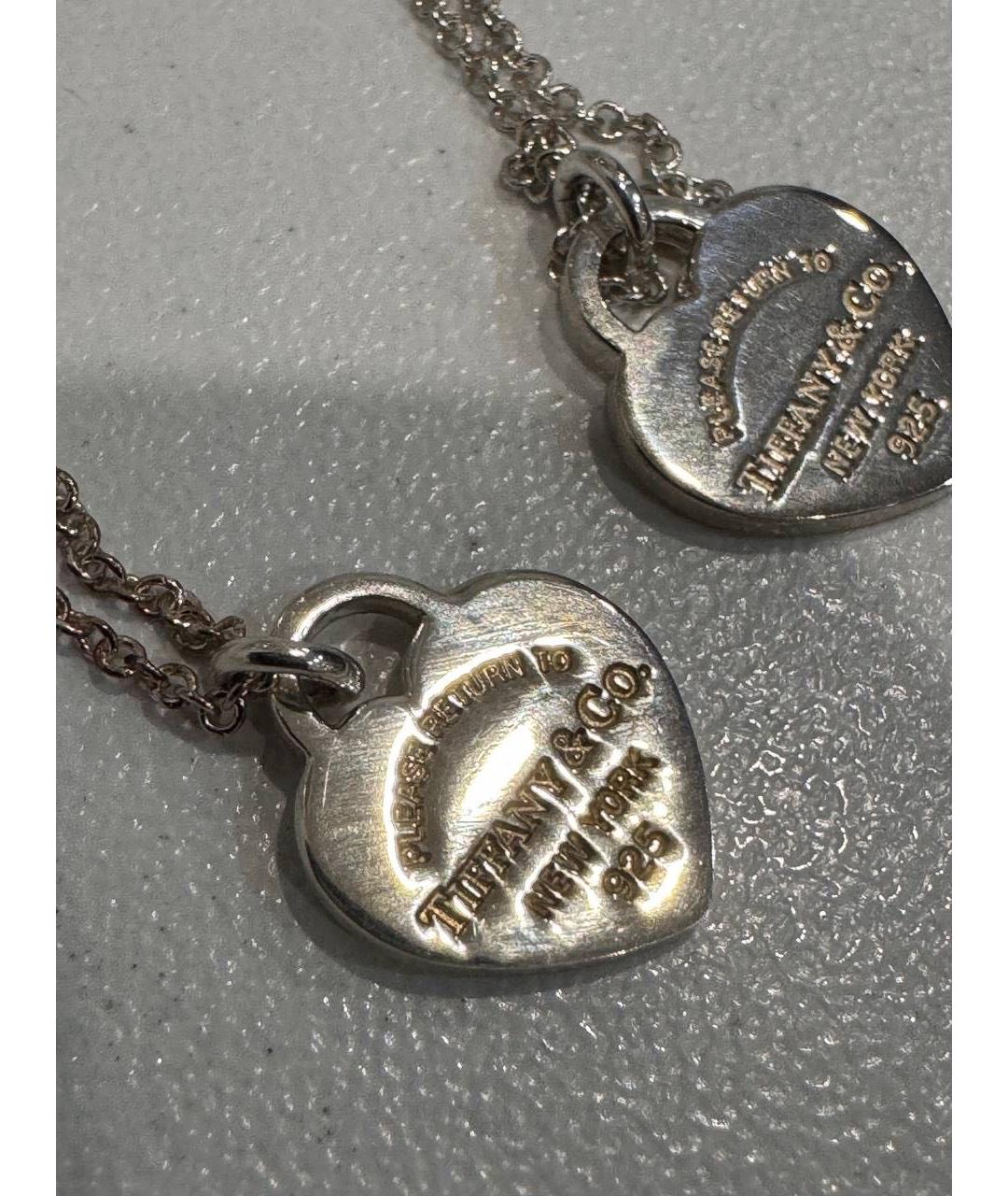 TIFFANY&CO Бирюзовая серебряная подвеска, фото 4