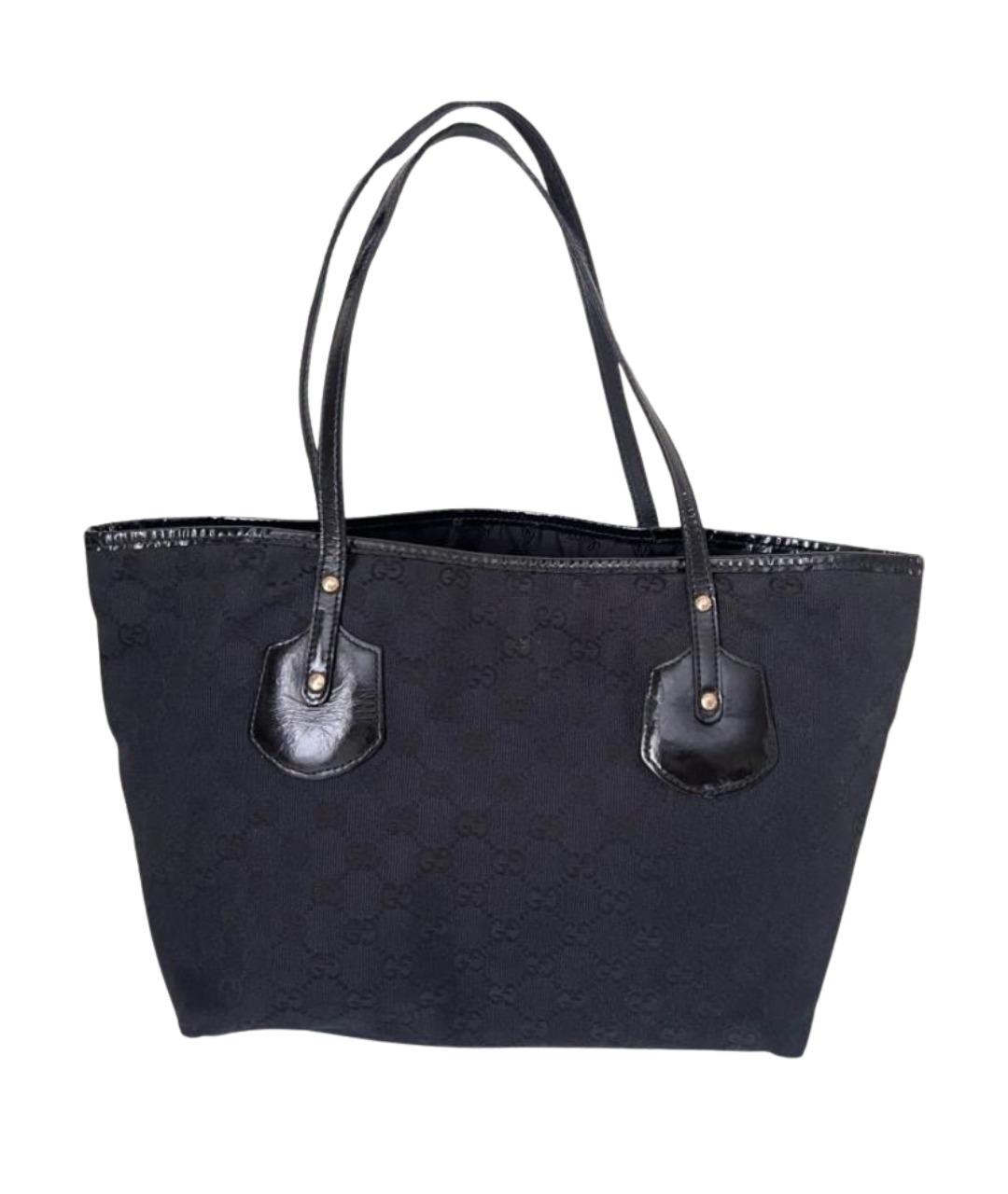GUCCI Черная сумка тоут, фото 1
