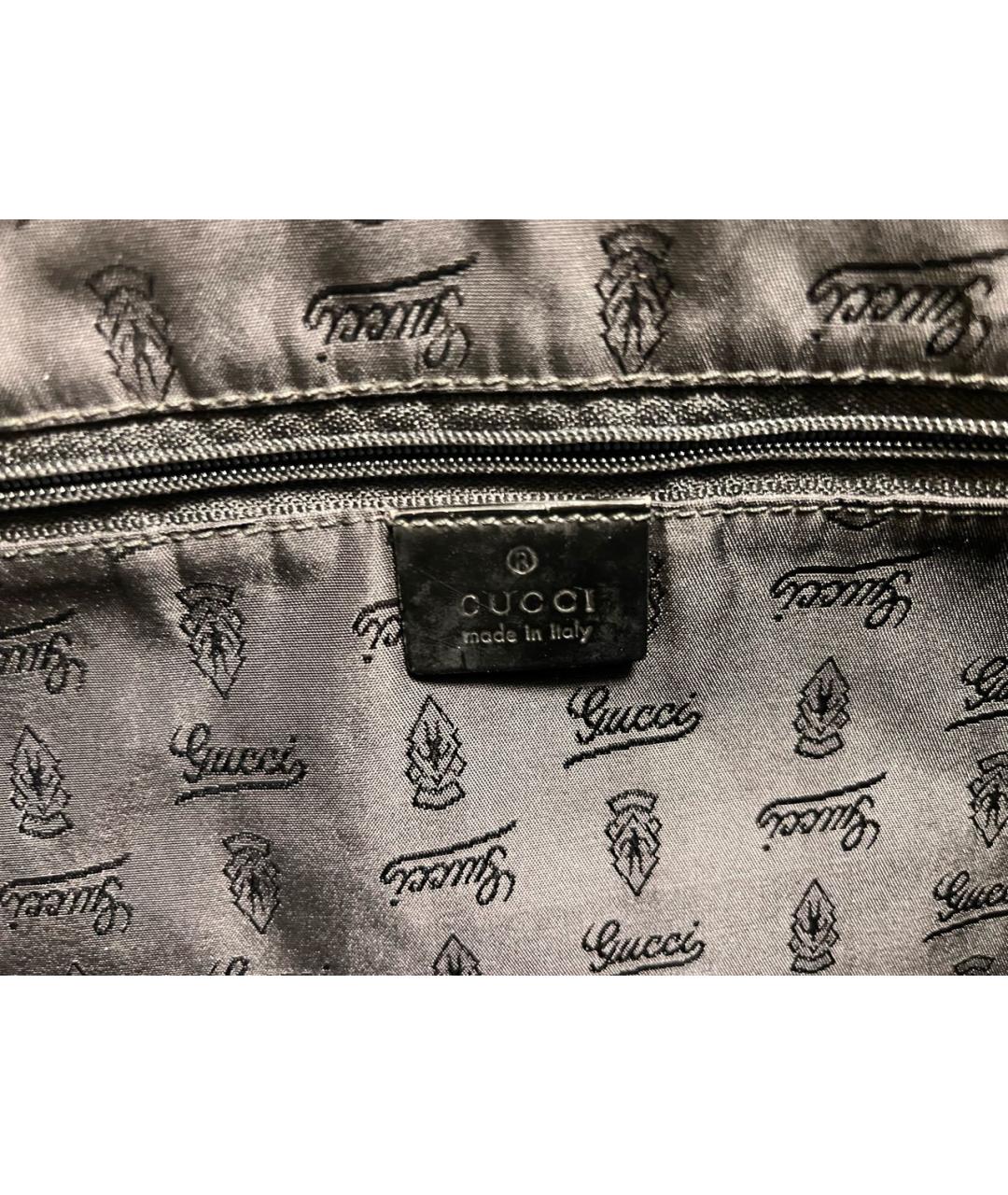GUCCI Черная сумка тоут, фото 5