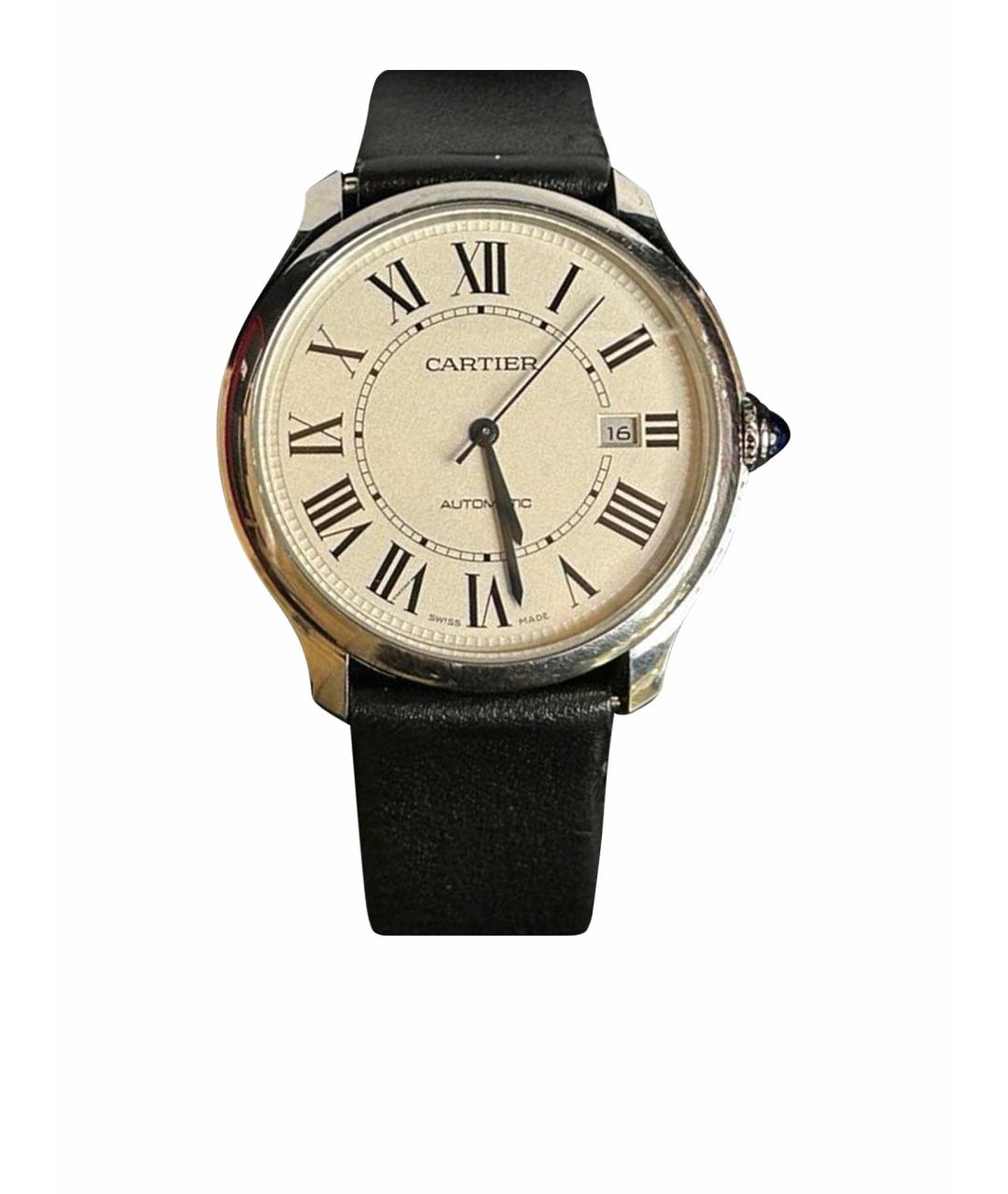 CARTIER Белые металлические часы, фото 1