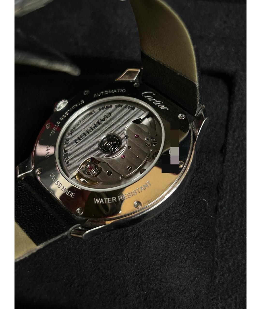 CARTIER Белые металлические часы, фото 5