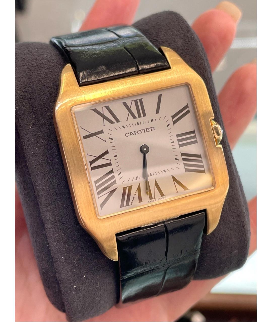 CARTIER Белые часы из розового золота, фото 2