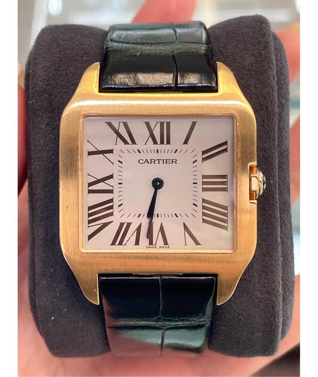 CARTIER Белые часы из розового золота, фото 7