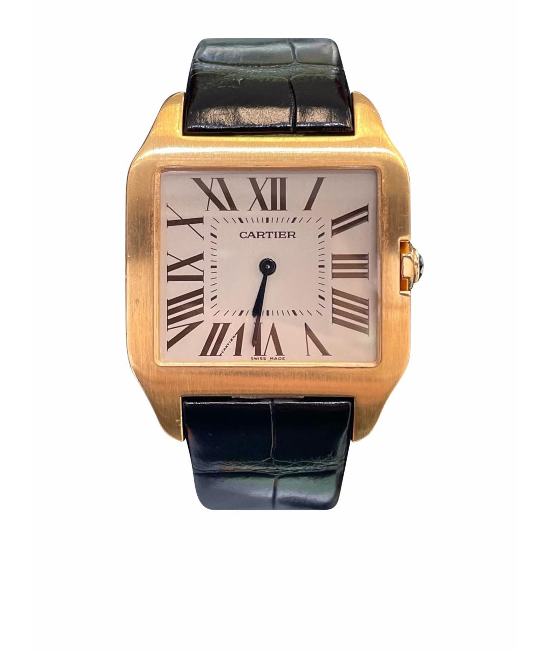 CARTIER Белые часы из розового золота, фото 1