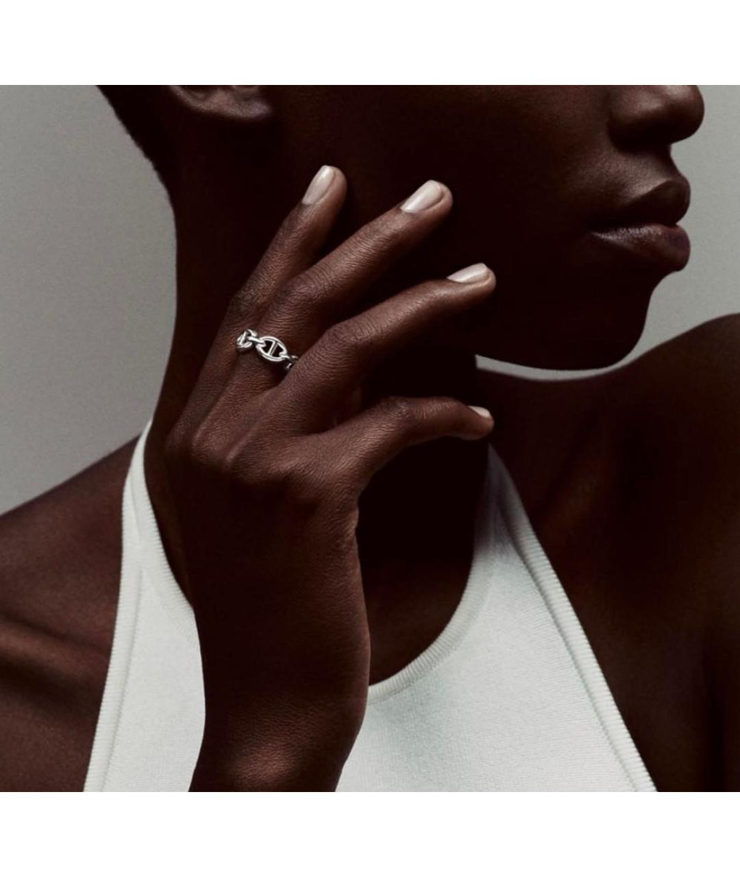 HERMES Серебряное серебряное кольцо, фото 5
