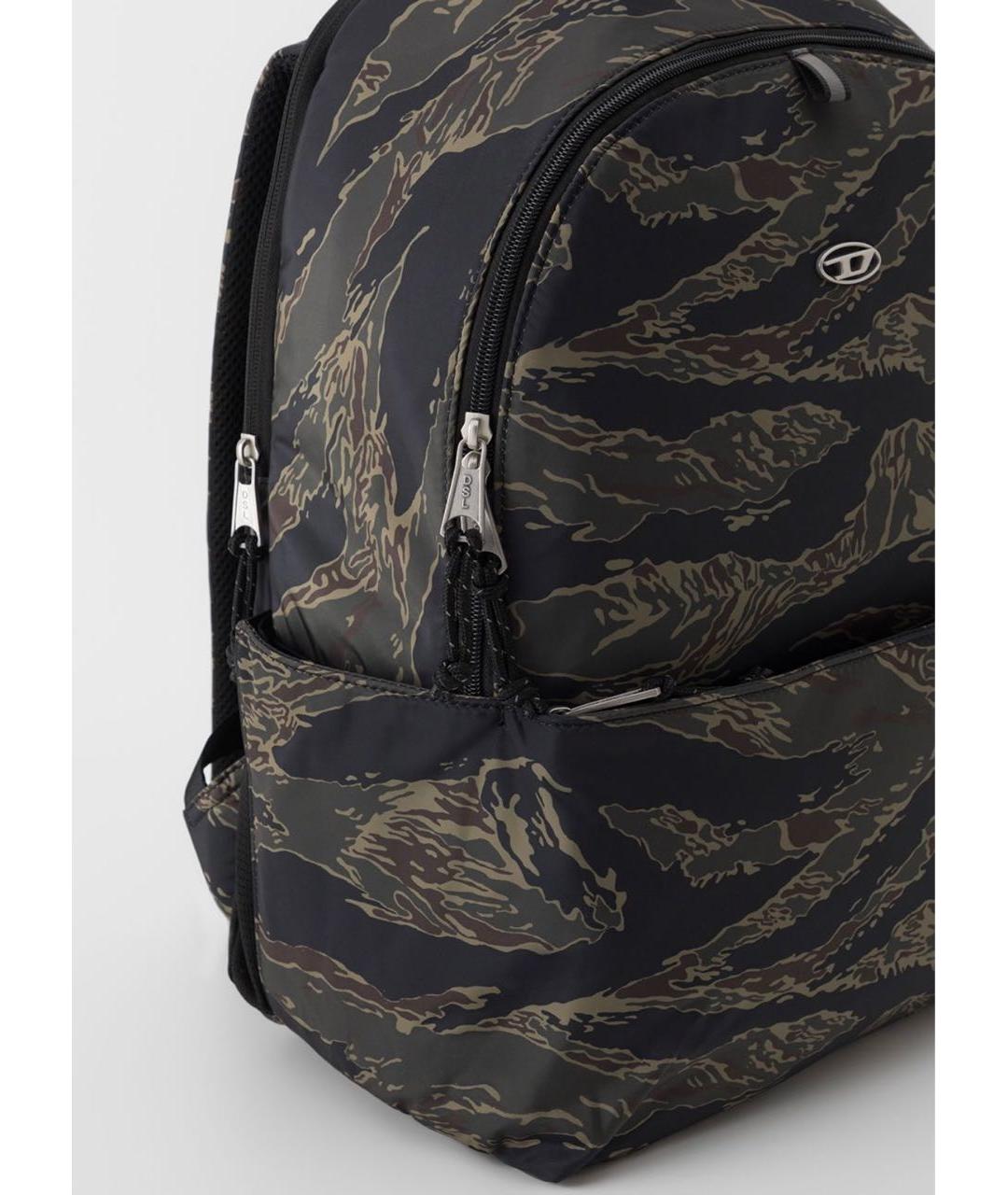 DIESEL Коричневый тканевый рюкзак, фото 4