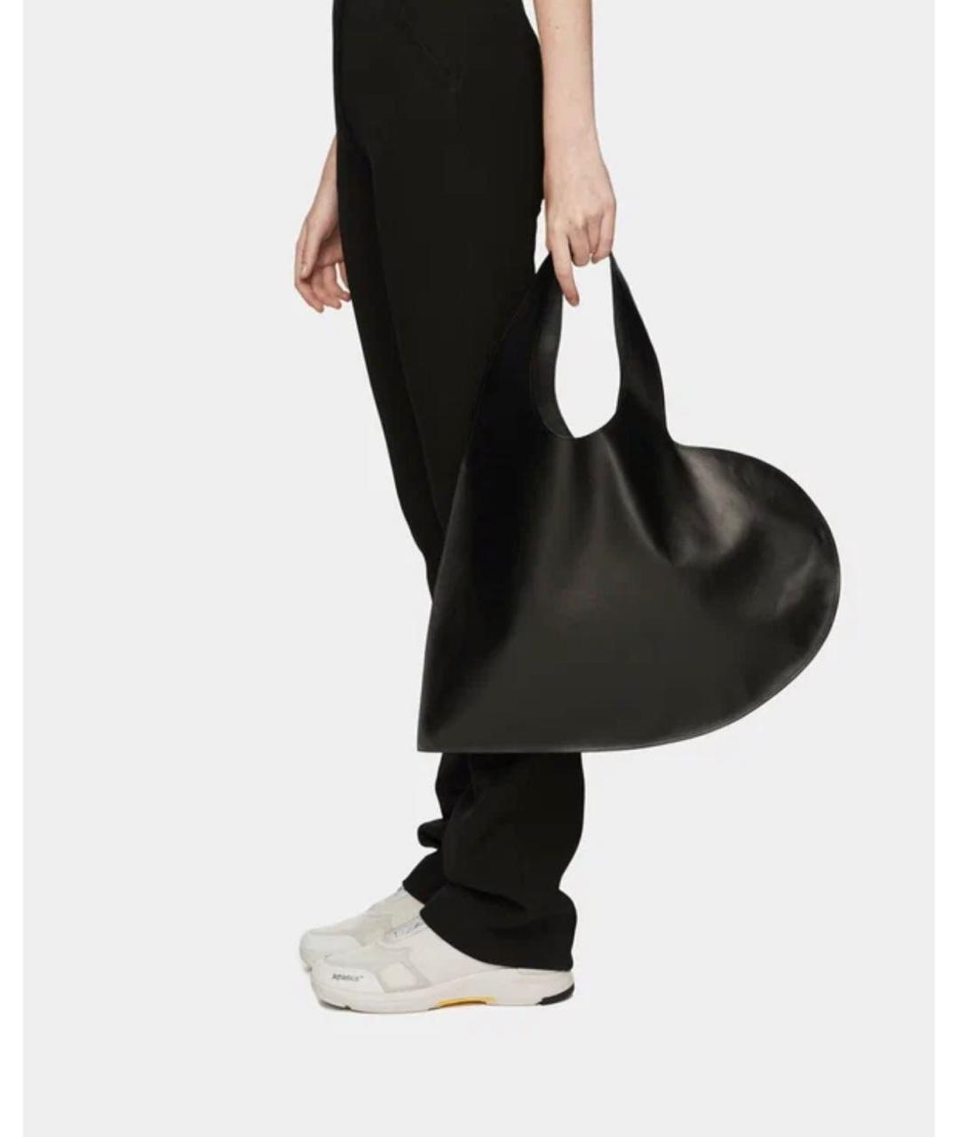 COPERNI Черная кожаная сумка тоут, фото 5