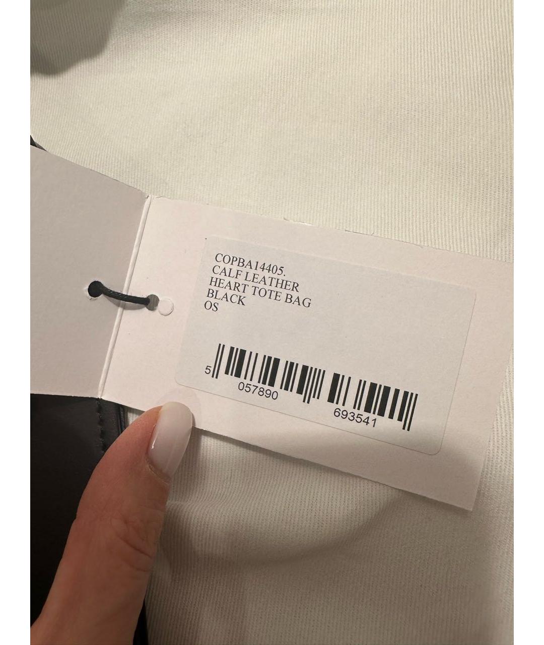 COPERNI Черная кожаная сумка тоут, фото 3