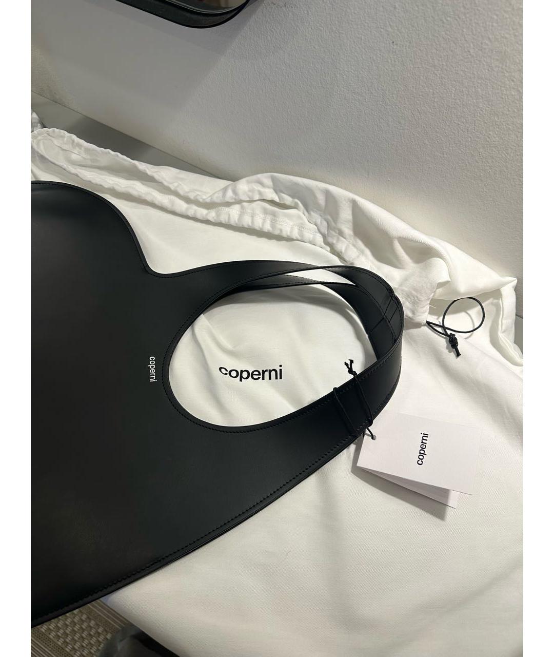 COPERNI Черная кожаная сумка тоут, фото 4