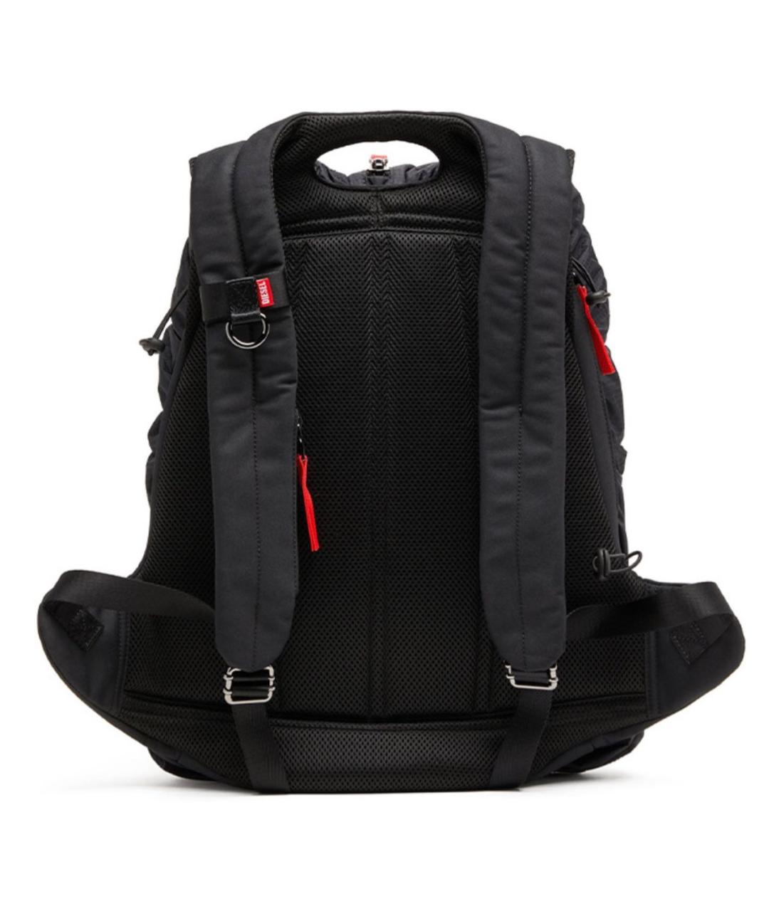 DIESEL Черный тканевый рюкзак, фото 3