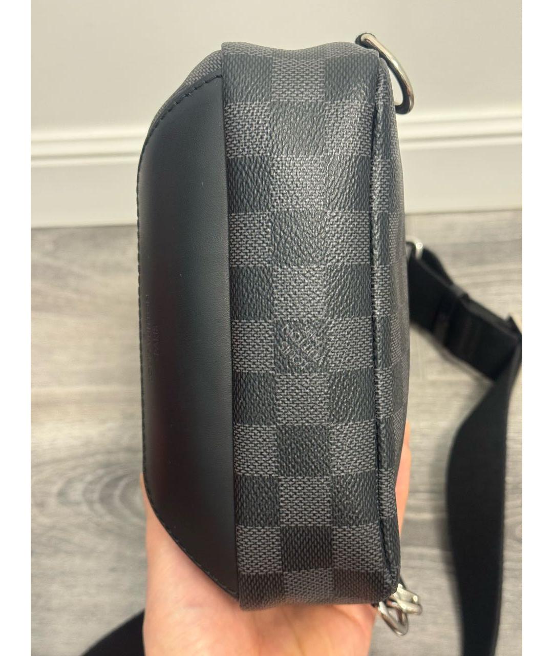 LOUIS VUITTON Черная сумка на плечо, фото 5