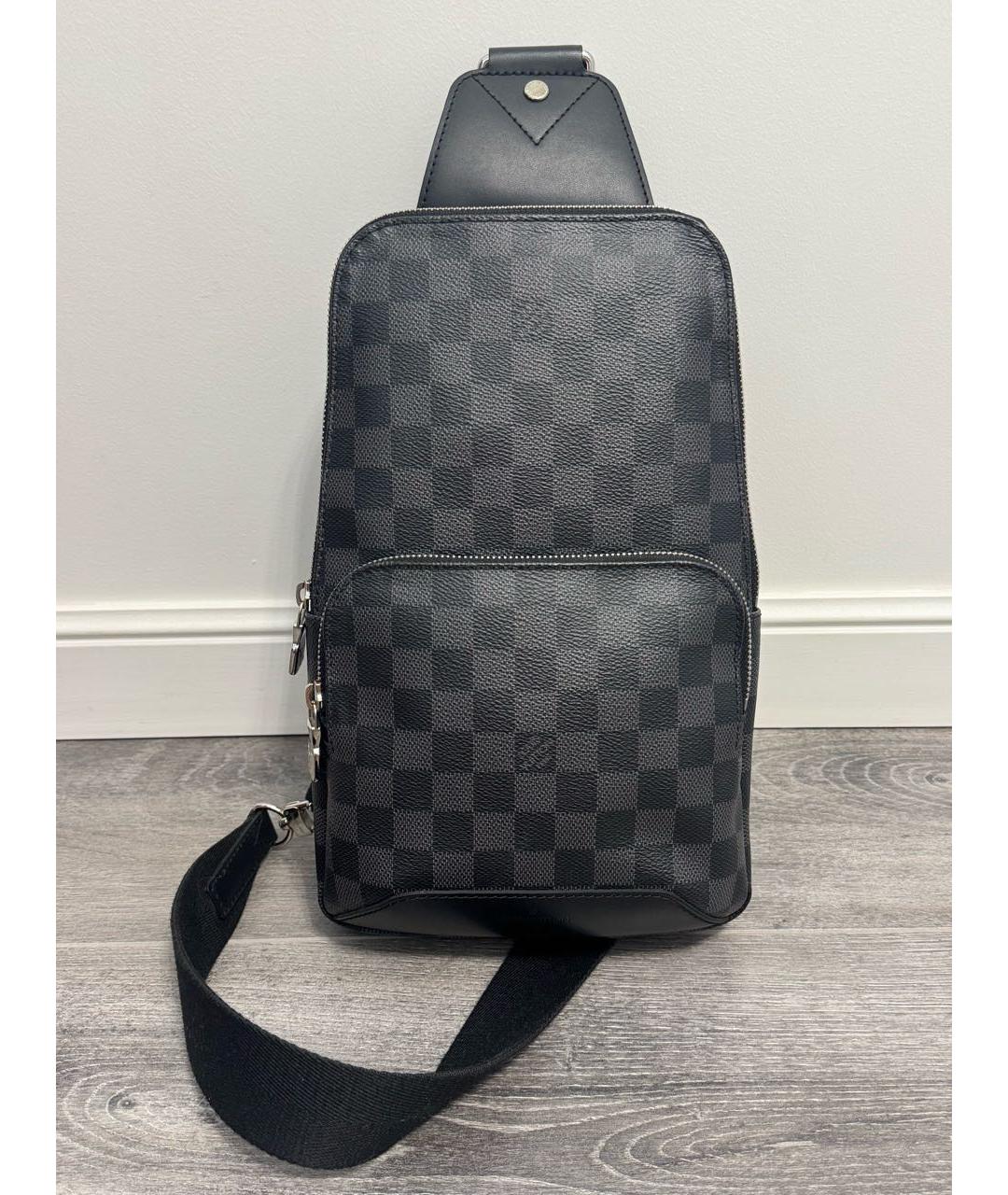 LOUIS VUITTON Черная сумка на плечо, фото 9