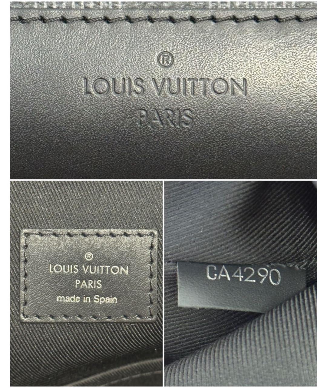 LOUIS VUITTON Черная сумка на плечо, фото 7