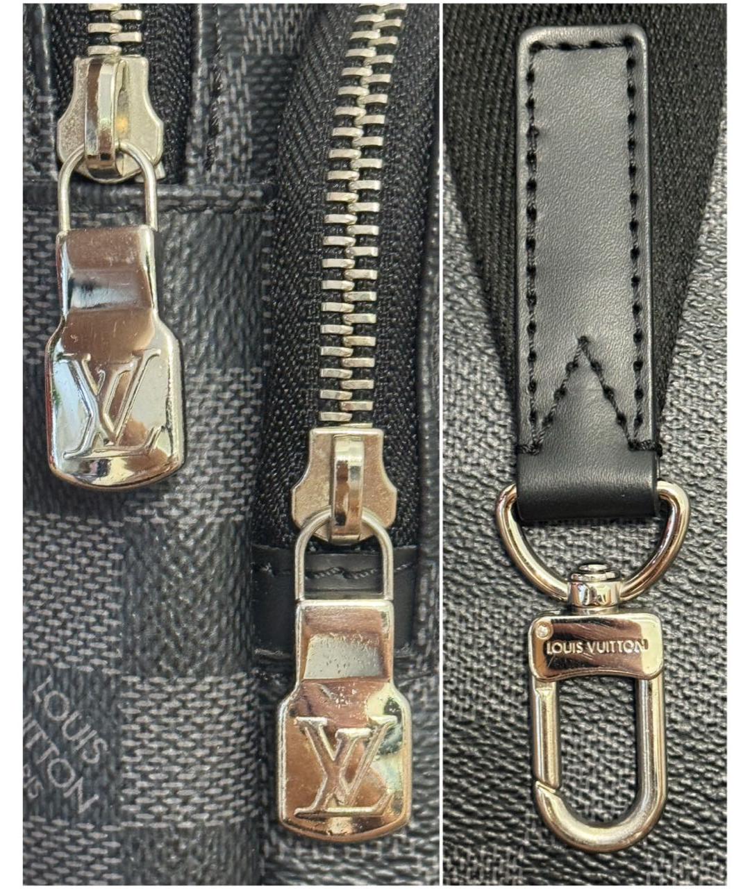 LOUIS VUITTON Черная сумка на плечо, фото 6