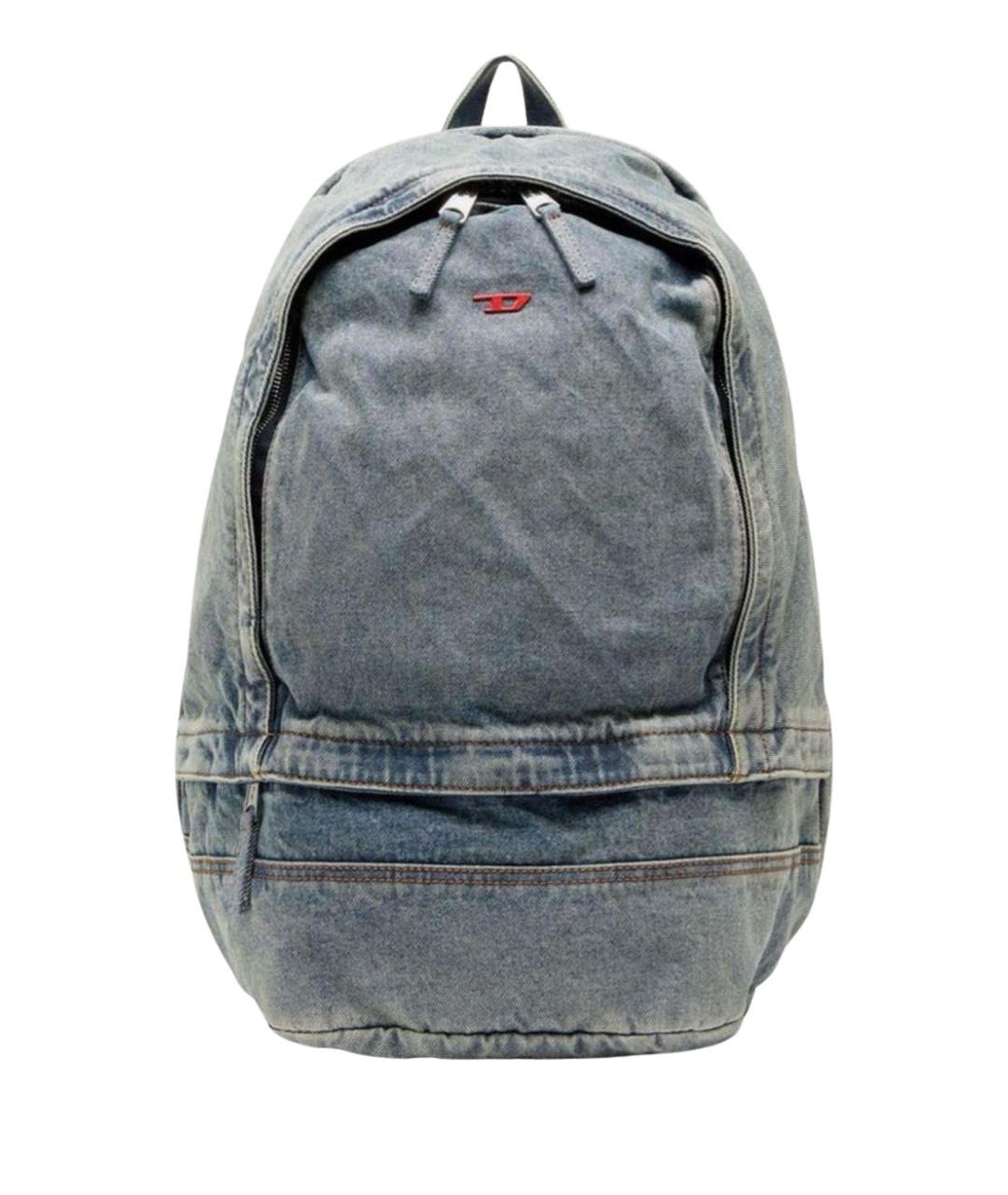 DIESEL Голубой деним рюкзак, фото 1