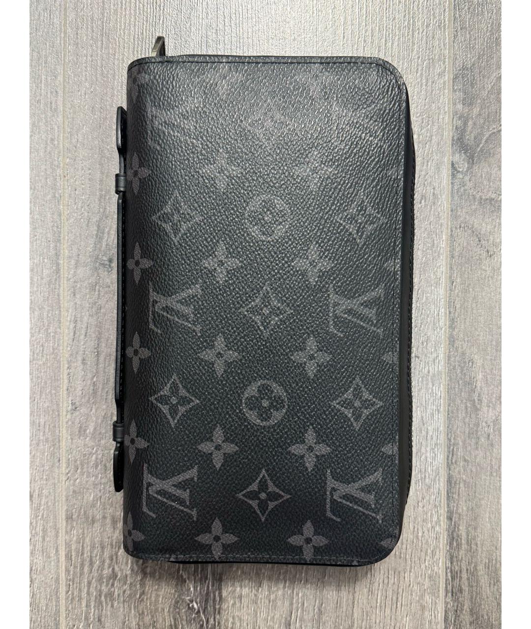 LOUIS VUITTON Черная барсетка, фото 2