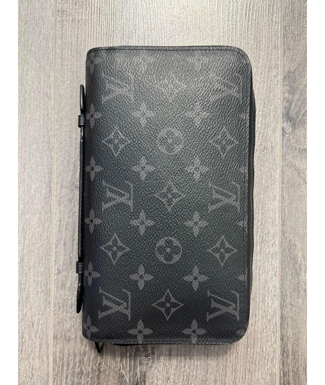 LOUIS VUITTON Черная барсетка, фото 8