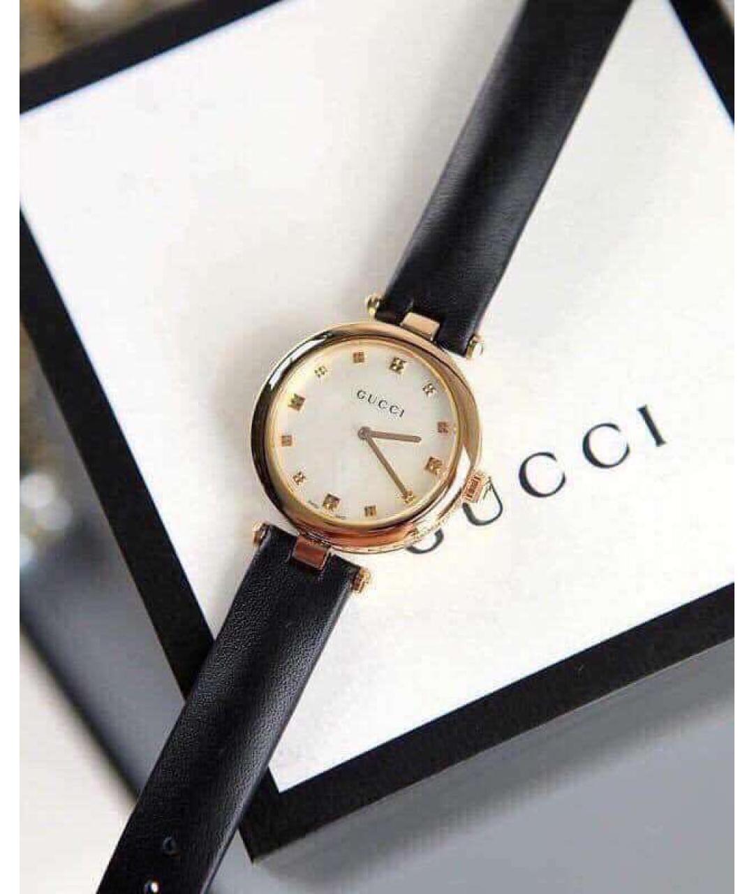 GUCCI Черные стальные часы, фото 8