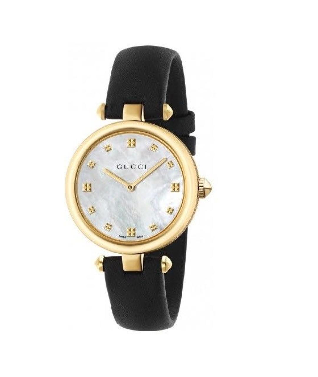 GUCCI Черные стальные часы, фото 1