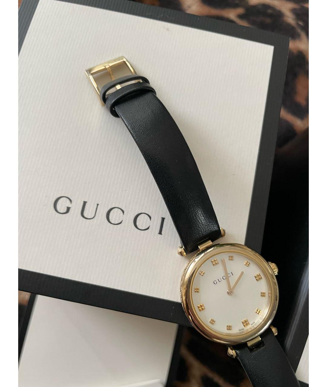 GUCCI Черные стальные часы, фото 7