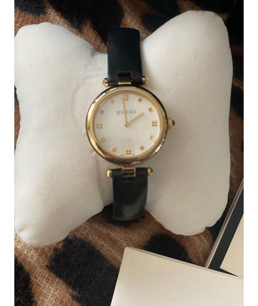 GUCCI Черные стальные часы, фото 2