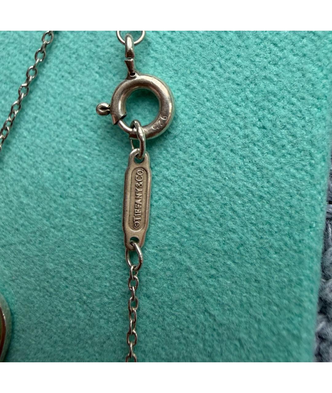 TIFFANY&CO Бирюзовая серебряная подвеска, фото 5