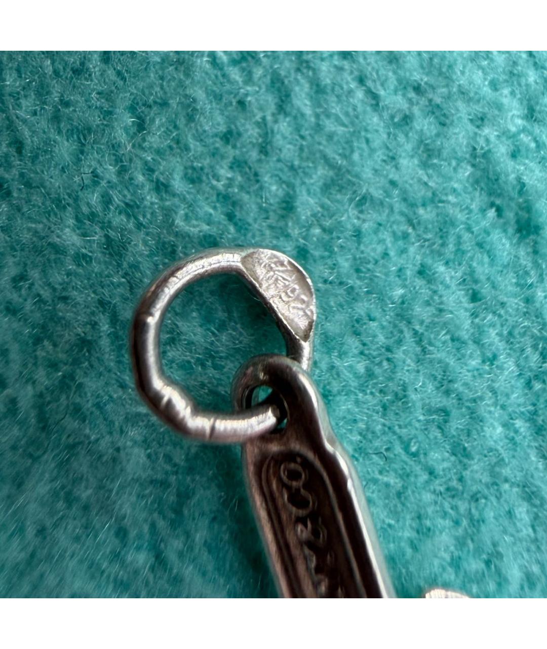 TIFFANY&CO Бирюзовая серебряная подвеска, фото 7