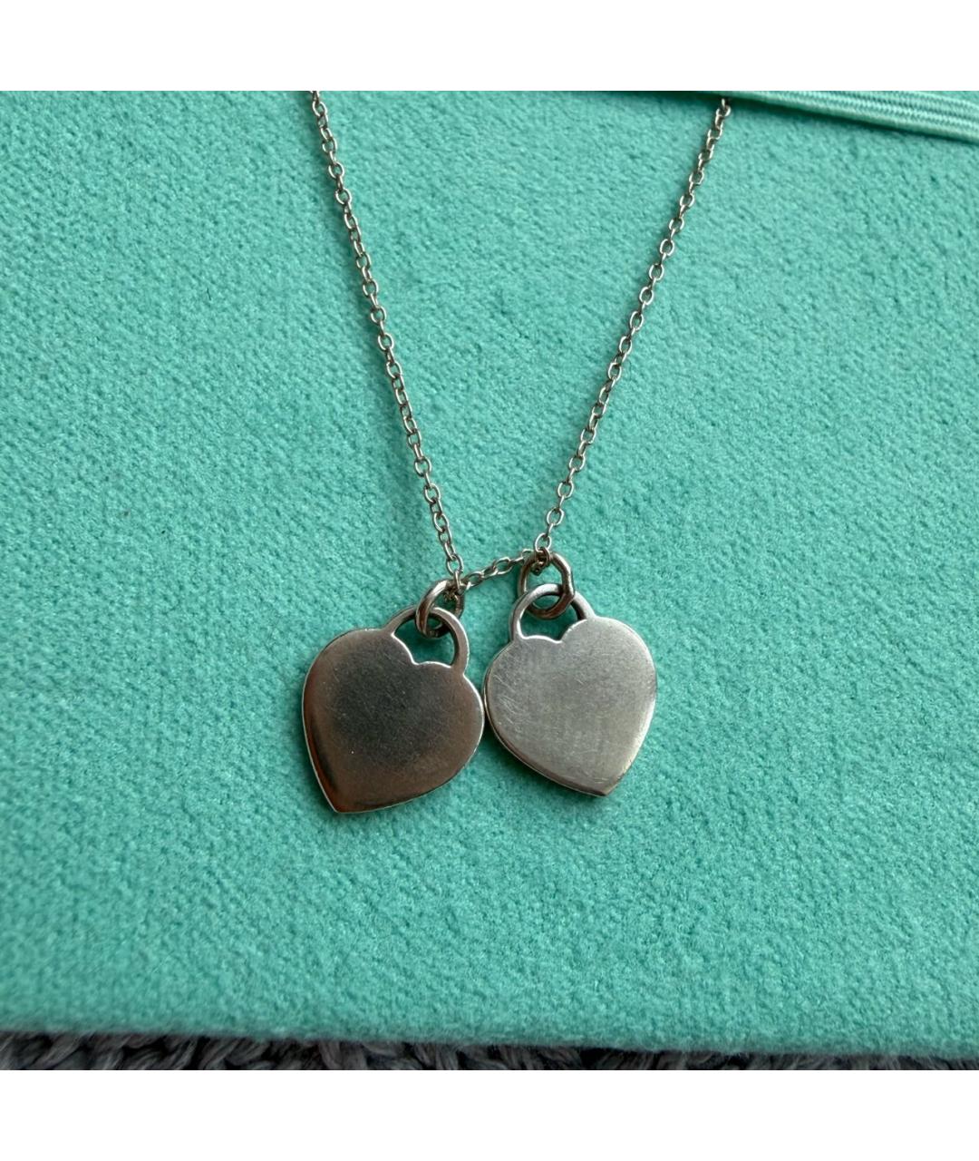 TIFFANY&CO Бирюзовая серебряная подвеска, фото 4