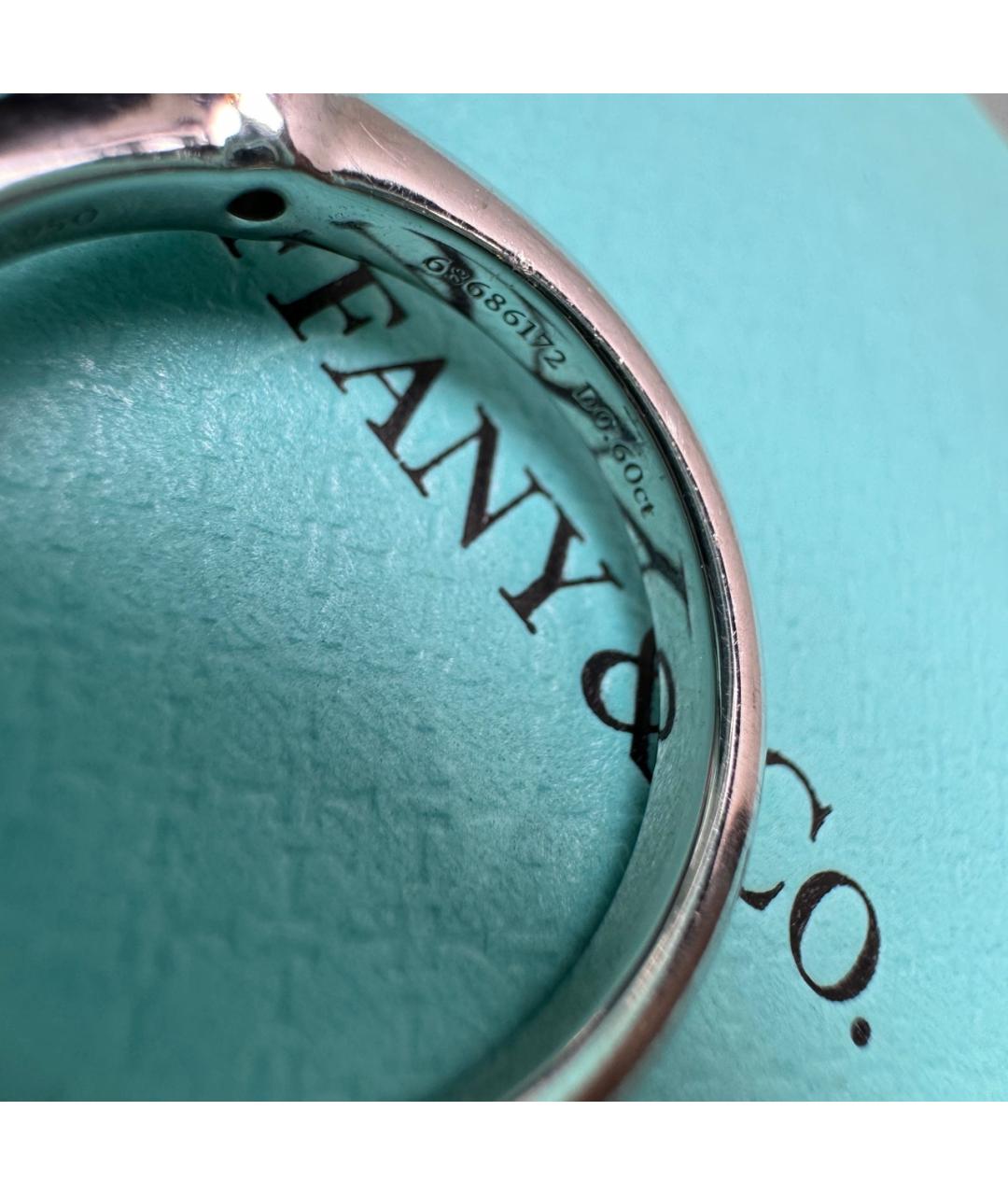 TIFFANY&CO Серебряное платиновое кольцо, фото 5