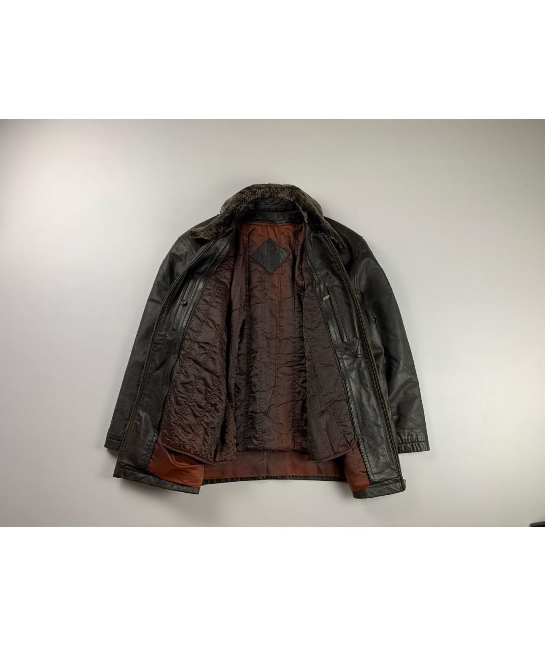 SAINT LAURENT Черная кожаная куртка, фото 5