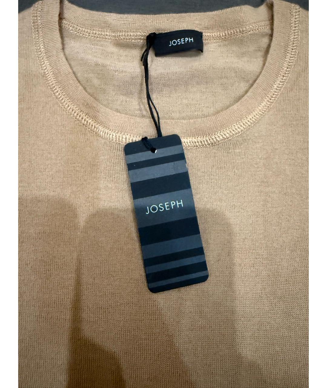 JOSEPH Бежевый кашемировый джемпер / свитер, фото 3