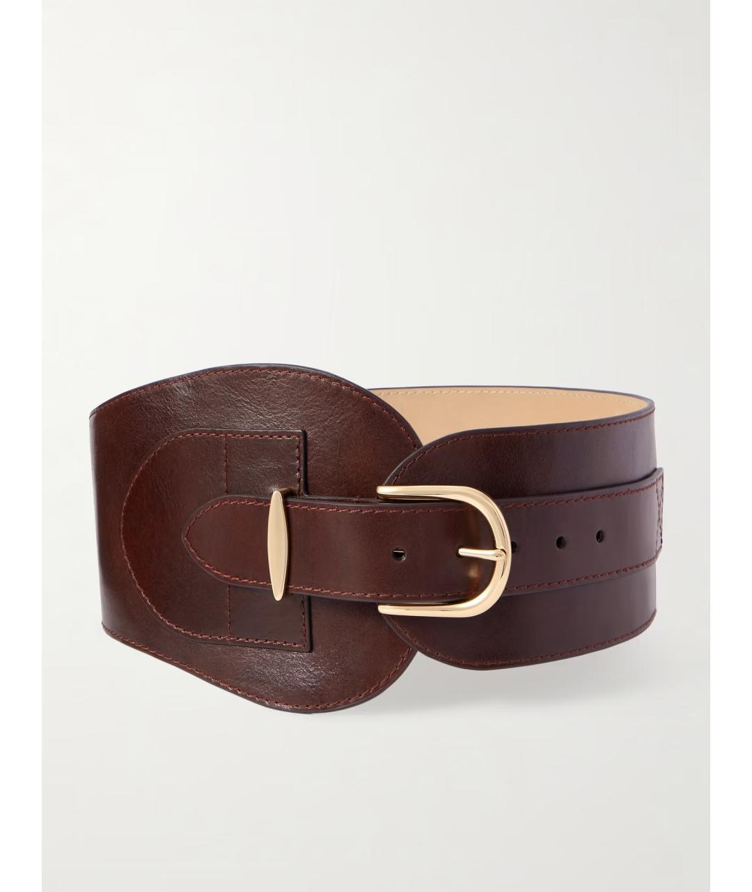 ZIMMERMANN Коричневый кожаный ремень, фото 4