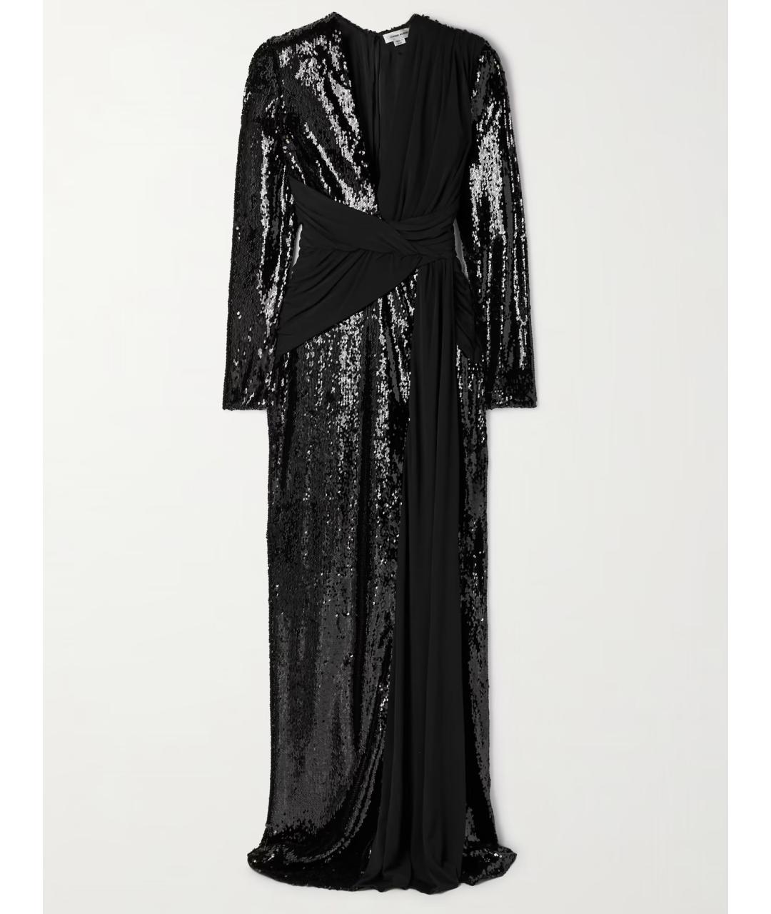 ZUHAIR MURAD Черное полиэстеровое коктейльное платье, фото 4