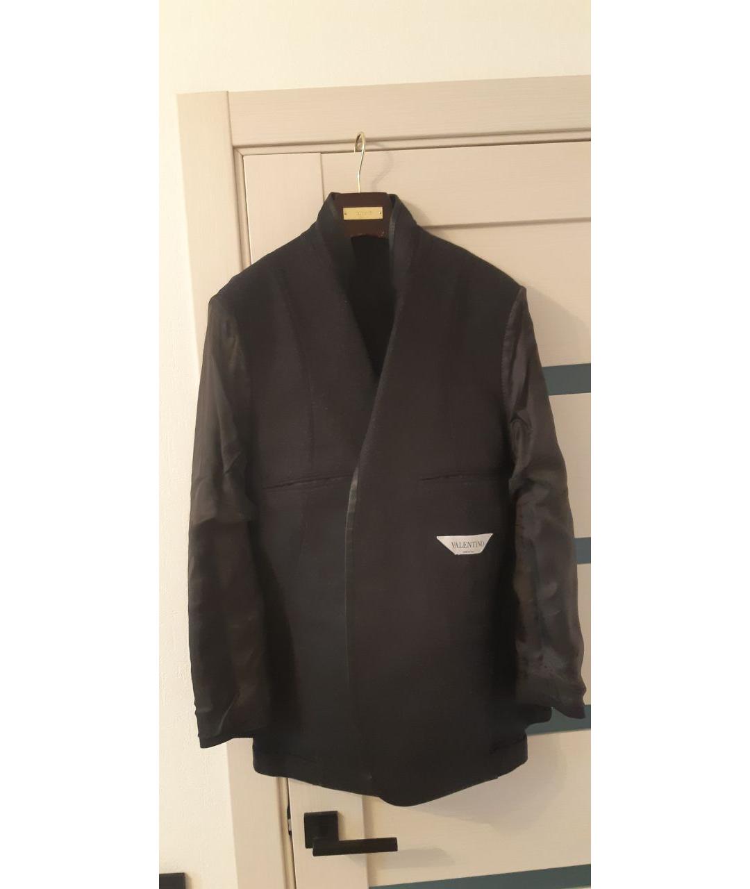 VALENTINO Серый шерстяной пиджак, фото 3