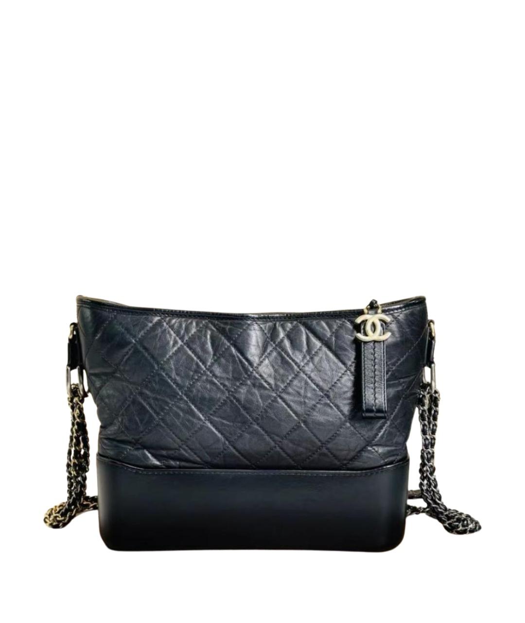 CHANEL Черная кожаная сумка через плечо, фото 1