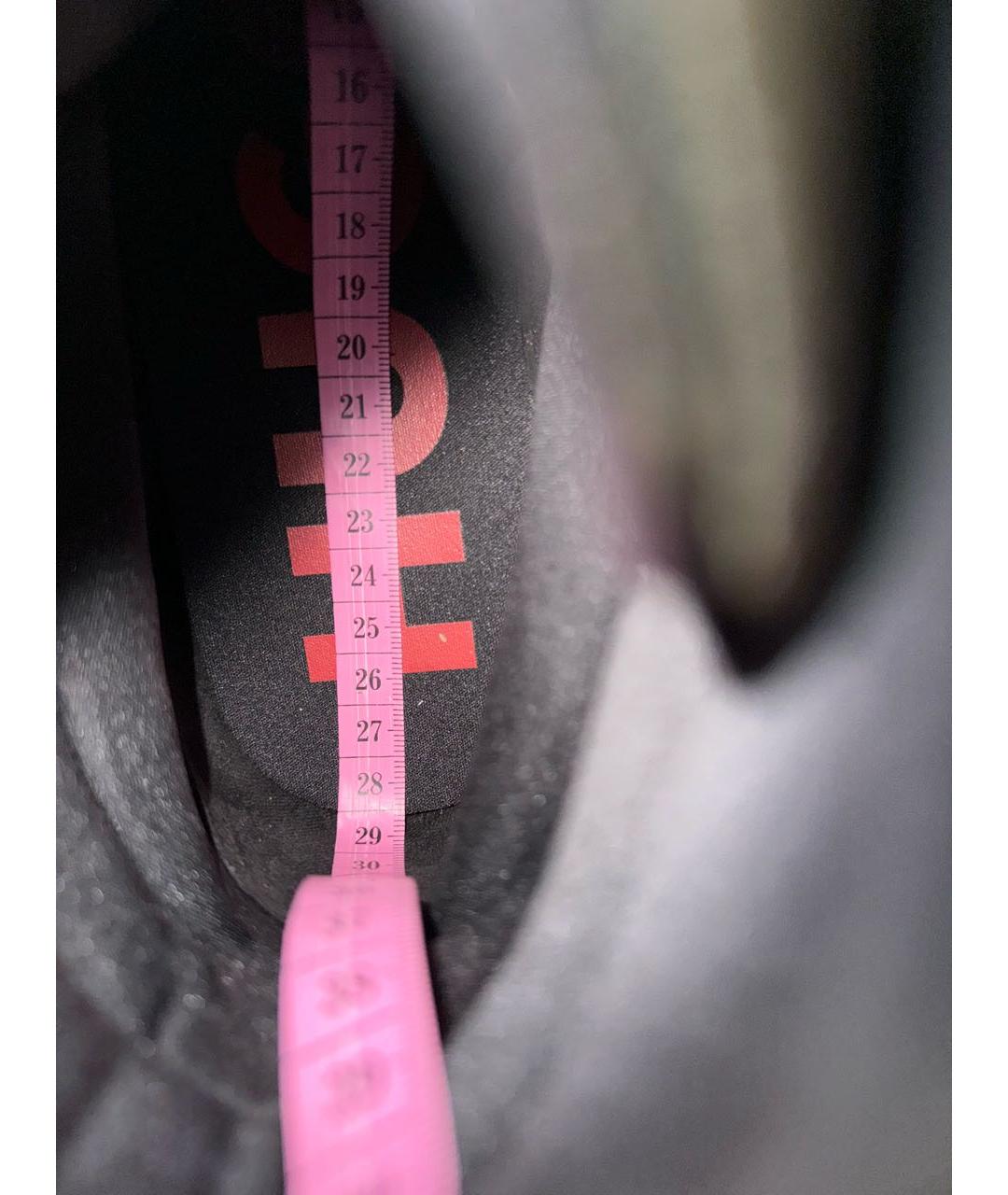 HUGO BOSS Антрацитовые кожаные высокие ботинки, фото 5