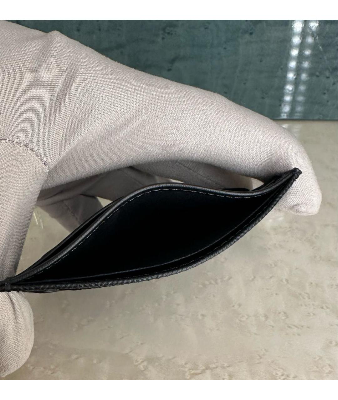 MONTBLANC Черный кожаный кардхолдер, фото 5