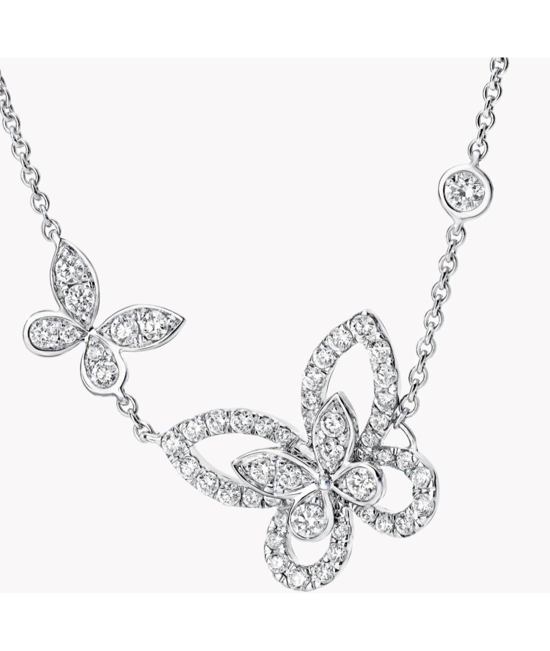 GRAFF Серебряное колье из белого золота, фото 2