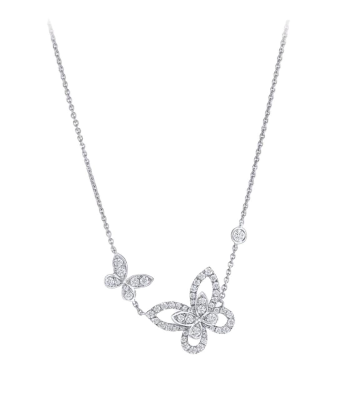 GRAFF Серебряное колье из белого золота, фото 1