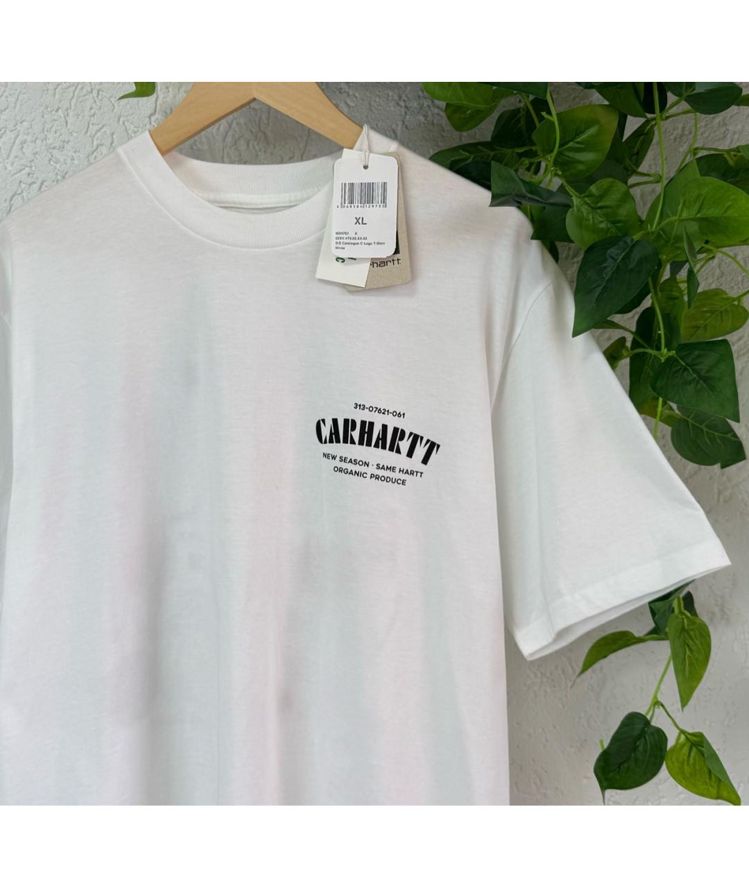 CARHARTT WIP Белая хлопковая футболка, фото 3