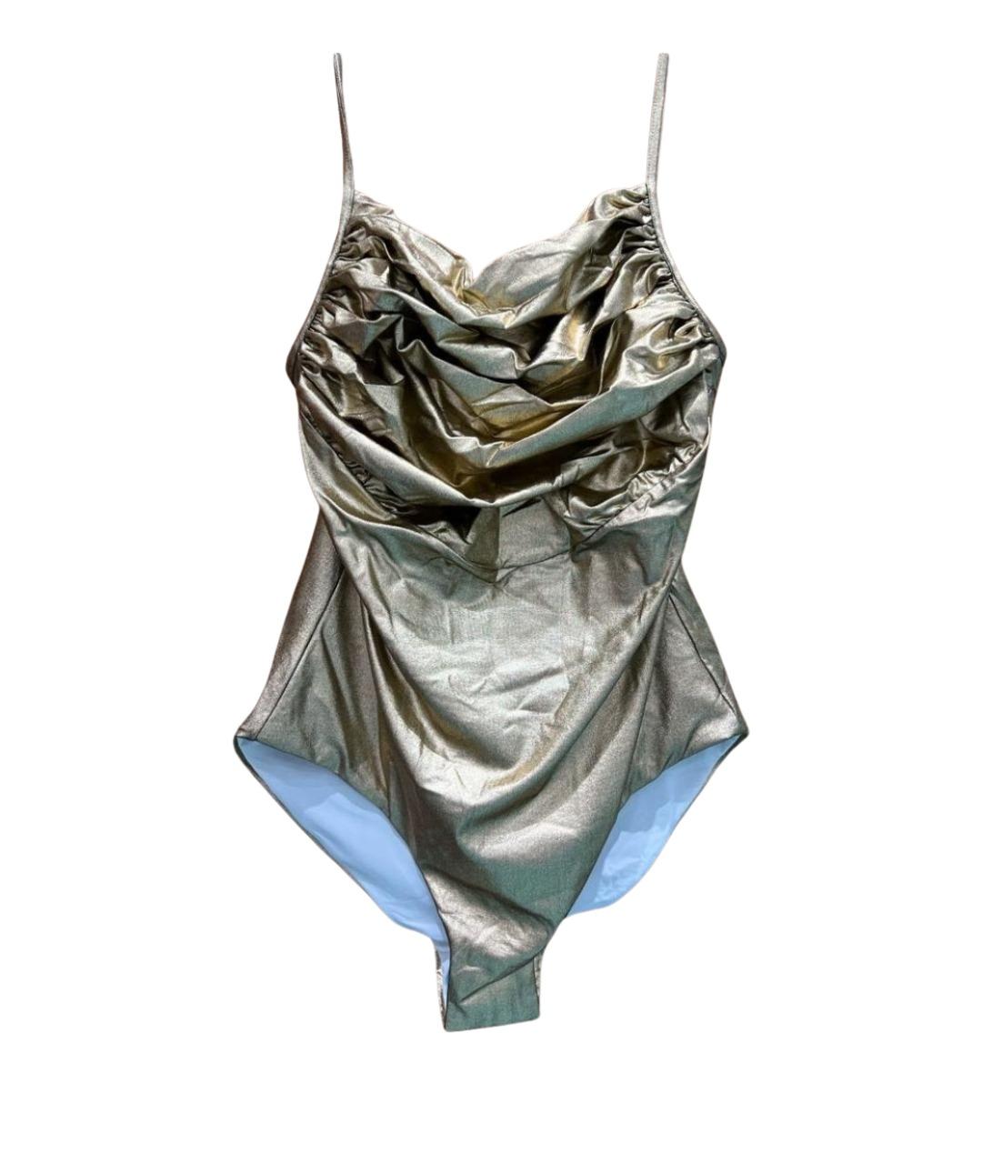 CHANEL Золотой полиамидовый купальник, фото 1
