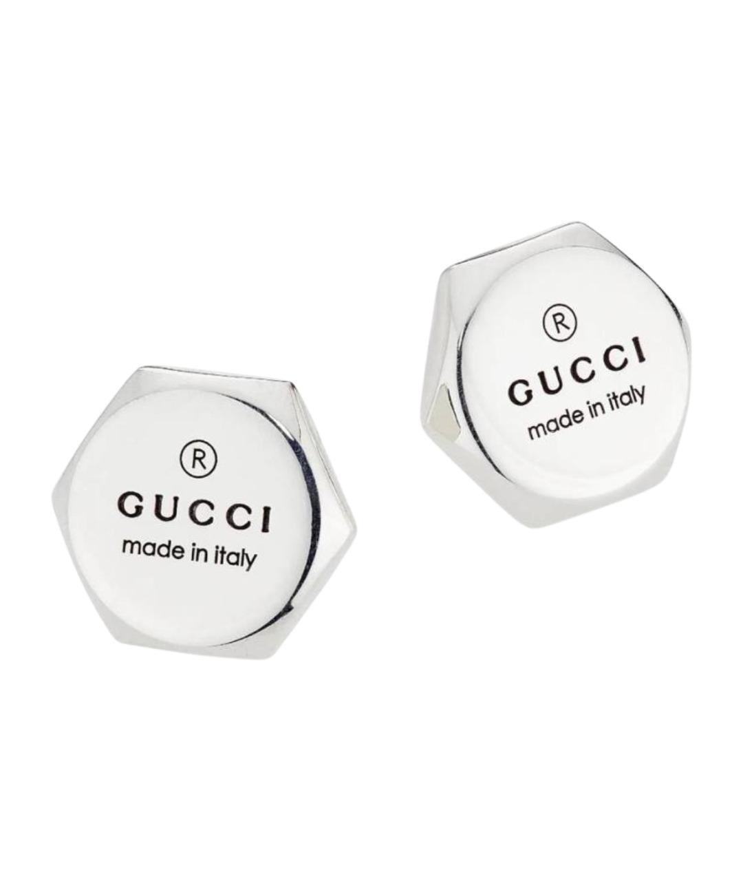 GUCCI Серебряные серебряные серьги, фото 1